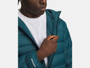 Under Armour Men's Legend Down Hooded Arden Green/White Jacket