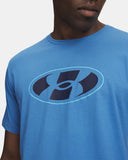Under Armour Men's Lockertag Aegean Blue/Midnight Navy Tshirt