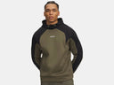 Under Armour Men's Marine OD Green/Ultimate Black/White Armour Fleece Winterized Hoodie