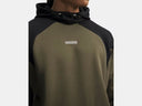 Under Armour Men's Marine OD Green/Ultimate Black/White Armour Fleece Winterized Hoodie