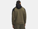 Under Armour Men's Marine OD Green/Ultimate Black/White Armour Fleece Winterized Hoodie