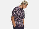 Under Armour Men's Match Play Printed Midnight Navy/Posh Pink/White Golf Polo