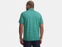 Under Armour Men's Matchplay Stripe Rack Green/Green Mode/Midnight Navy Golf Polo