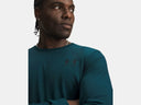 Under Armour Men's Sportstyle Left Chest Ardent Green/Black LS Tshirt