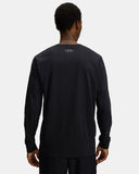 Under Armour Men's Sportstyle Left Chest Black/Pitch Grey LS Tshirt