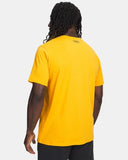 Under Armour Men's Steeltown Gold/Black Project Rock Payoff Graphic Tshirt