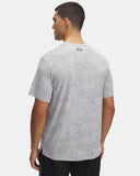 Under Armour Men's Tech Pixelate Halo Grey/Black Tshirt