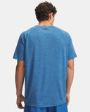 Under Armour Men's UA Tech Aegean Blue/Black Tshirt