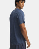 Under Armour Men's UA Tech Textured Downpour Grey/Blue Fog Tshirt