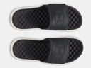 Under Armour Mens Galaxy Black/Stone/Black Ignite Pro 8 Slide