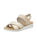 Rieker Ladies Beige Regina Sandal