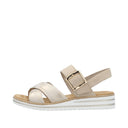 Rieker Ladies Beige Regina Sandal