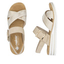 Rieker Ladies Beige Regina Sandal