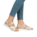 Rieker Ladies Beige Regina Sandal
