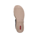 Rieker Ladies Black Regina Sandal