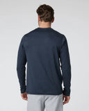 Vuori Mens Midnight Heather LS Ponto Performance Tshirt