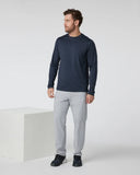 Vuori Mens Midnight Heather LS Ponto Performance Tshirt