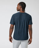 Vuori Mens Navy Heather Strato Tech Tshirt