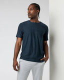 Vuori Mens Navy Heather Strato Tech Tshirt