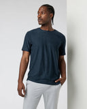 Vuori Mens Navy Heather Strato Tech Tshirt