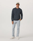 Vuori Mens Navy Heather Jefferys Crew 2.0