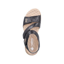 Rieker Ladies Black Jocelyn Sandal