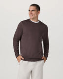 Vuori Mens Sangria Heather Ponto Performance Crew