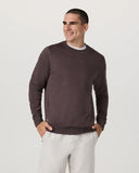 Vuori Mens Sangria Heather Ponto Performance Crew