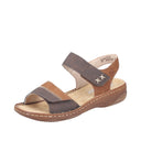Rieker Ladies Brown Regina Sandal