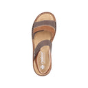 Rieker Ladies Brown Regina Sandal