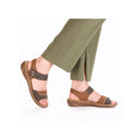 Rieker Ladies Brown Regina Sandal