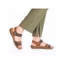 Rieker Ladies Brown Regina Sandal
