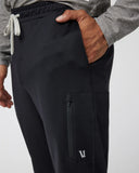 VUORI MENS BLACK SUNDAY PERFORMANCE JOGGER
