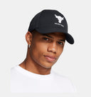 Under Armour Mens Black/White Project Rock Trucker Hat