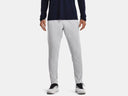 Under Armour Mens Mod Grey/White Team Knit Warmup Pant