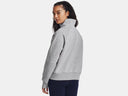 Under Armour Ladies Mod Grey Rival Fleece Half Zip Hoodie