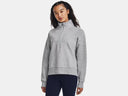 Under Armour Ladies Mod Grey Rival Fleece Half Zip Hoodie