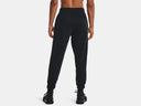 Under Armour Mens Black/White Rival Fleece Jogger