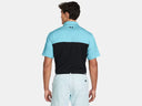 Under Armour Mens Black T2G Colour Block Polo