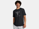 Under Armour Men's Black Project Rock Payoff Graphic SS Tshirt
