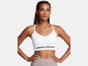 Under Armour Ladies White/Black Vanish Seamless Low Bra
