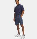Under Armour Mens Downpour Grey Drive Taper Short