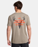Under Armour Mens Taupe White Tail SS Tshirt