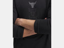 Under Armour Mens Black Project Rock Rival Fleece Hoodie