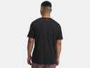 Under Armour Mens Black/Castlerock Project Rock Simple Branded SS Tshirt
