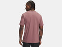 Under Armour Mens Maroon Mist Project Rock Simple Branded SS Tshirt