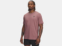 Under Armour Mens Maroon Mist Project Rock Simple Branded SS Tshirt