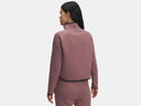 Under Armour Ladies Maroon Mist/Black Unstoppable Fleece Half Zip