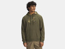 Under Armour Mens Marine Green/Mod Grey Rival Camo Hoodie