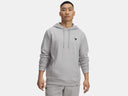 Under Armour Mens Mod Grey Med Heather Project Rock Rival Fleece Hoodie